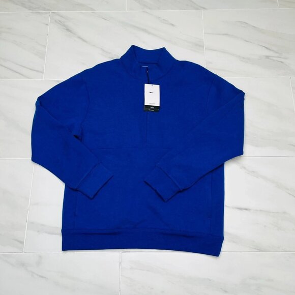 Nike 24.7 ImpossiblySoft Dri-Fit 1/2 Zip 'Deep Royal Blue' HQ6953-455 size Large - Picture 1 of 4